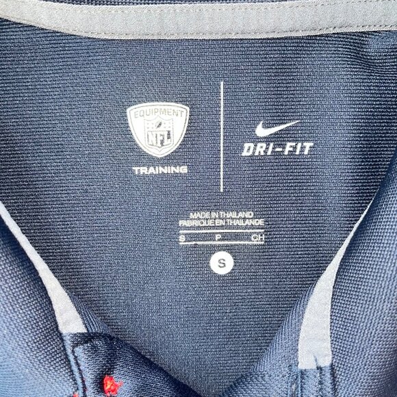 Houston Texans Nike Dri-Fit Polo Shirt S Navy & Red NFL Training Equipment Appar - Picture 3 of 10